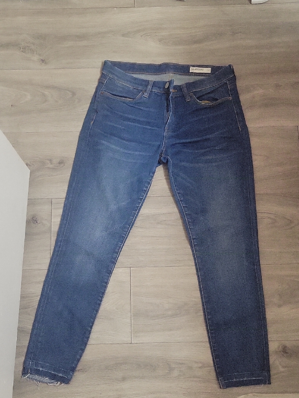 Blank NYC Women's Skinny Jeans in Dark Blue Wash